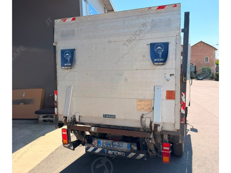 isuzu m21 35 quintali veicolo con sponda anteo e cassone fisso noleggio acquisto offerta