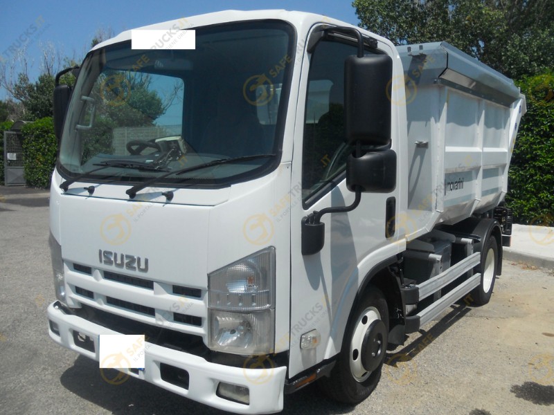  mini compattatore da 5 metri cubi novarini camion rifiuti noleggio acquisto guida destra 55 quintali isuzu