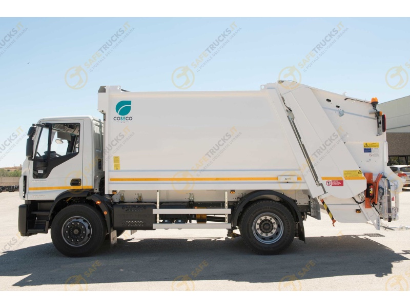 foto e schda tecnica omb coseco k5 mezzo camion rifiuti nettezza raccolta IVECO ML180