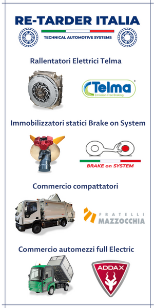 re-tarder Italia Safetrucks.it rallentatore immobilizzatore telma frani camion compattatori rifiuti accessorio safetrucks.it