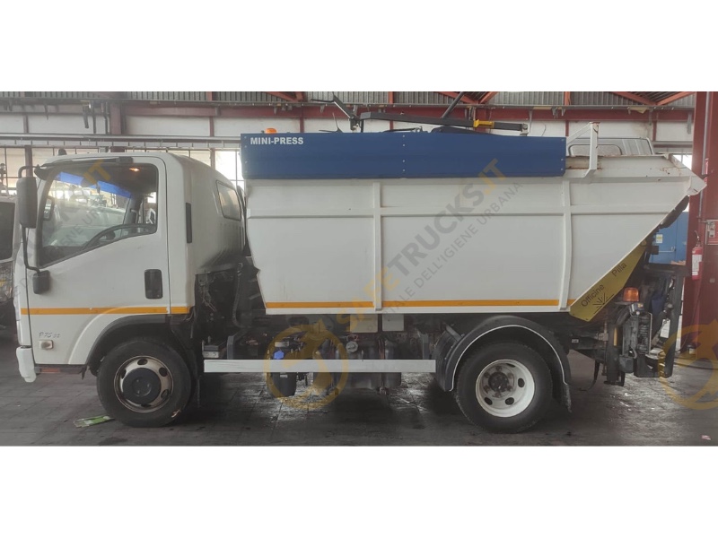 officine pilla camion compattatore rifiuti Isuzu 75 quintali diesel euro 6