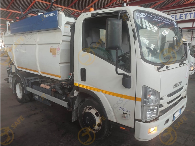 officine pilla camion compattatore rifiuti Isuzu 75 quintali diesel euro 6