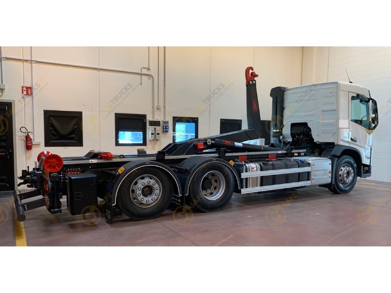 scheda tecnica VOLVO FM11 6X2 460cv MEC SC267 scarrabile raccolta rifiuti camion