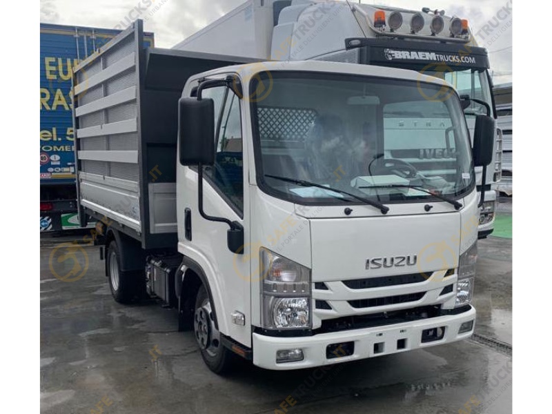SCHEDA TECNICA  DHOLLANDIA camion autocarro cassone sponde ingombranti rifiuti prezzo portata ISUZU M21TT