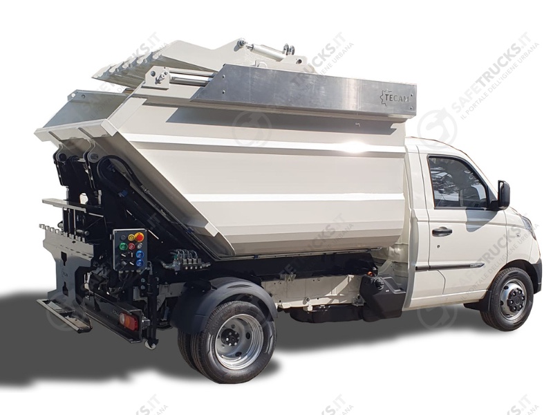 scheda tecnica PIAGGIO PORTER NP6 TW P.3.000 gemellato Tecam C4,5 compattatore RSU rifiuti camion
