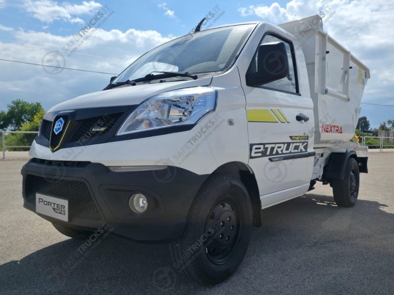 camion satellite con vasca raccolta rifiuti Piaggio Porter NPe passo 2650 SW noleggio vendita ecologia  nextra