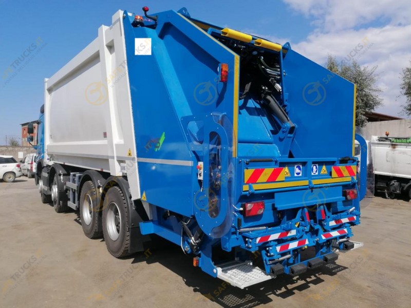 scheda tecnica compattatore volvo 490 rifiuti AMS SPX quattro assi posteriore camion 