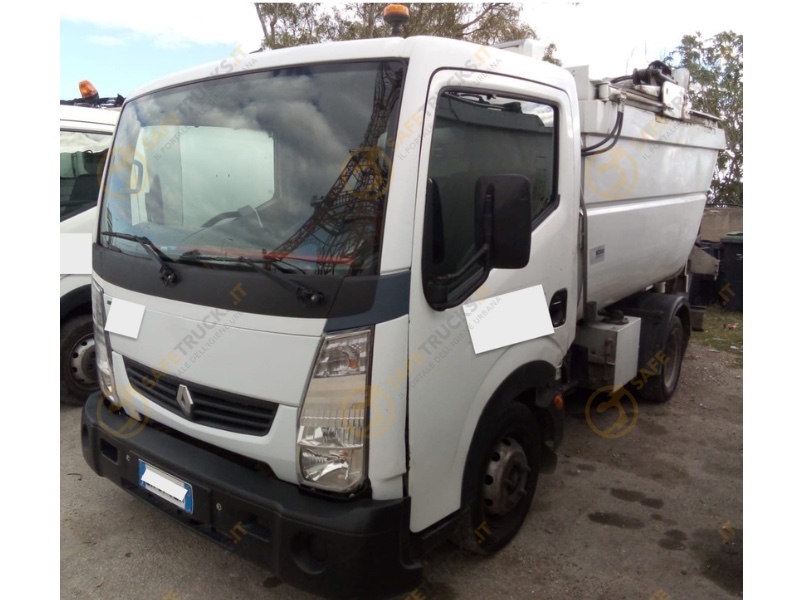 scheda tecnica rossi qube mini compattatore camion veicolo raccolta rifiuti urbani  Renault Maxity
