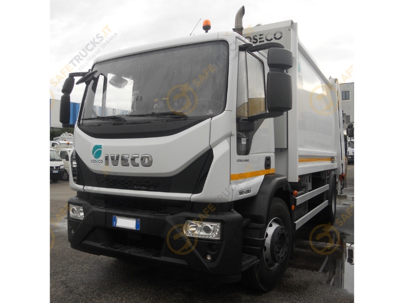 SCHEDA TECNICA coseco k5 iveco eurocargo euro 6 camion rifiuti raccolta compattatore rsu trasporto portata 