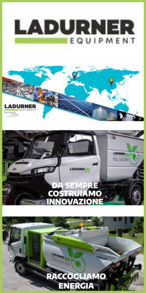 Ladurner equipment waste ambiente energia partner safetrucks mezzi compattatori elettrici rifiuti 
