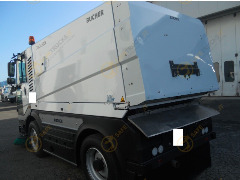 spazzatrice citycat 5006 bucher acquisto noleggio stradale puliza spazzamento rifiuti prezzo