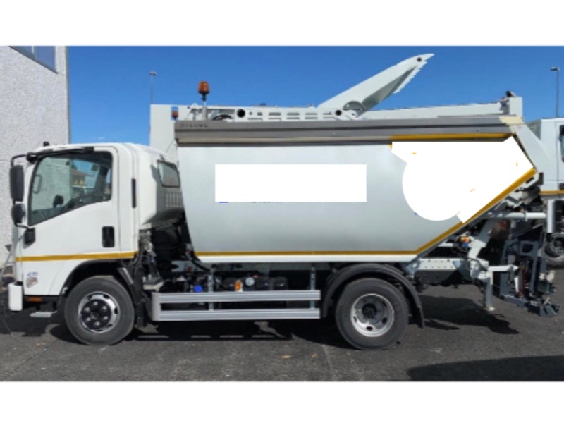 scheda configurazione tecnica camion rifiuti vasca compattatore TECNO MERLO AZIMUT 10TS noleggio disponibile