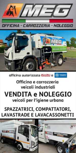 meg mottura giolito vendita noleggio officina igiene urbana camion compattatori rifiuti