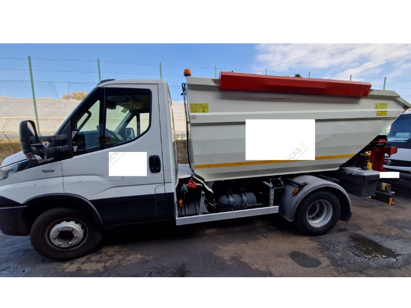 scheda tecnica iveco daily eco service mini compattatore camion raccolta rifiuti due assi portata metri cubi metano offerta 