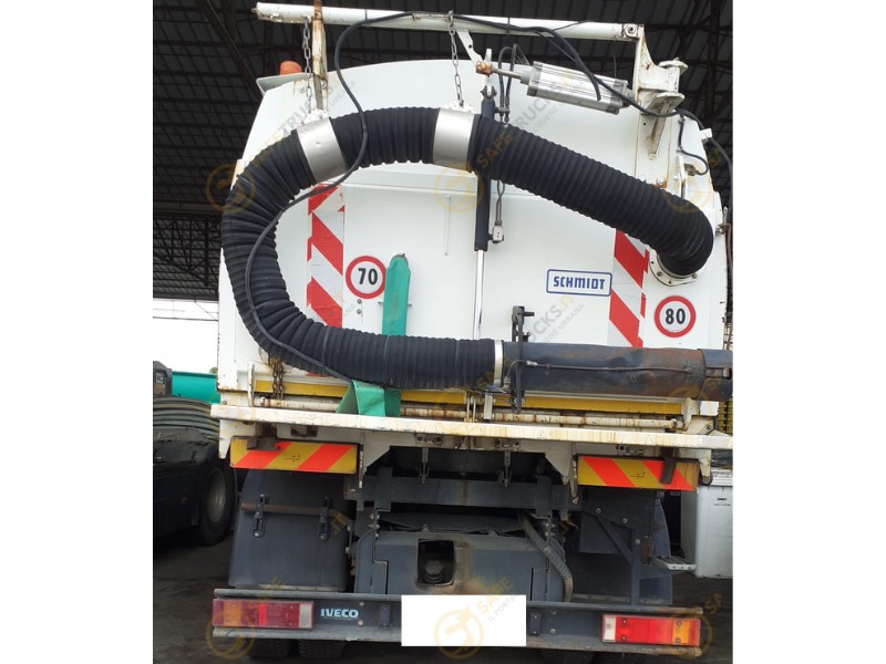 foto immagine spazzatrice stradale carrata motrice metri cubi iveco SCHMIDT SK600 usata prezzo offerta safetrucks