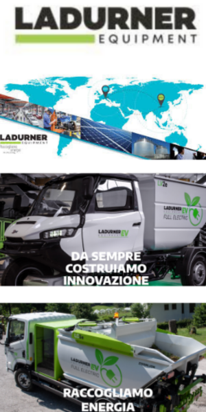 Ladurner equipment waste ambiente energia partner safetrucks mezzi compattatori elettrici rifiuti 