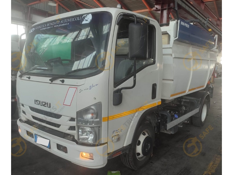 officine pilla camion compattatore rifiuti Isuzu 75 quintali diesel euro 6